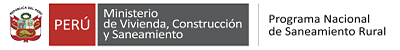 Logo Programa Nacional de Saneamiento Rural